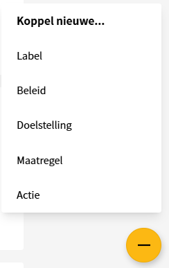 Koppeling risico’s - maatregelen